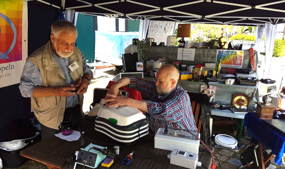 Klimafest in Melle: Repair Cafés werben für gemeinsame E-Schrott-Aktion