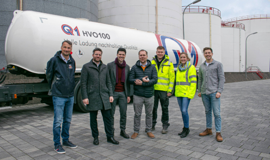 AWIGO-Gruppe testet nachhaltiges HVO100: Pilotprojekt mit verschiedenen Unternehmen aus der Region